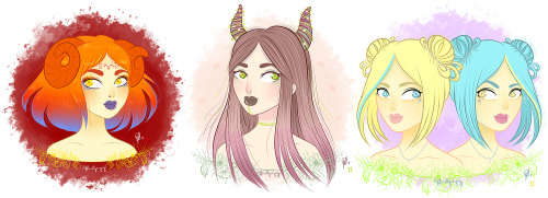 officiallycrying:★astrology series by @officiallycrying​ ☆ARIES ♈ • TAURUS ♉ • GEMINI ♊ • CANCER  ♋ 