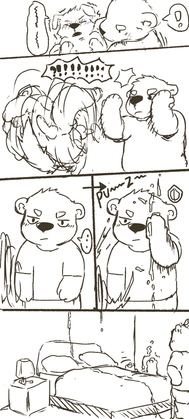 polarbeartw:  不准超線!!you can’t cross the border!!!!