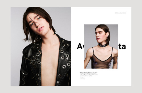 Avie Acosta in Milk Makeup’s ‘Blur The Lines’ story. Art Direction &amp; Design by Elena Miska.Photo