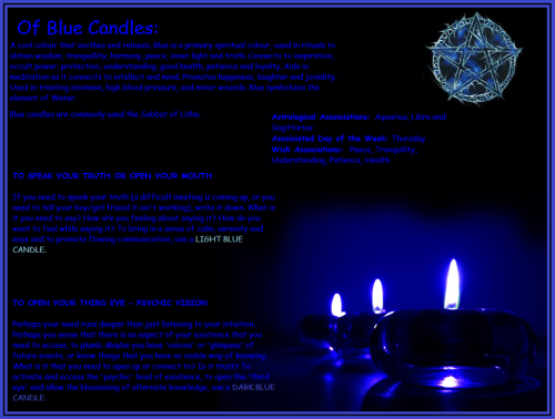 thecrowscollection: A few different versions of candle magick