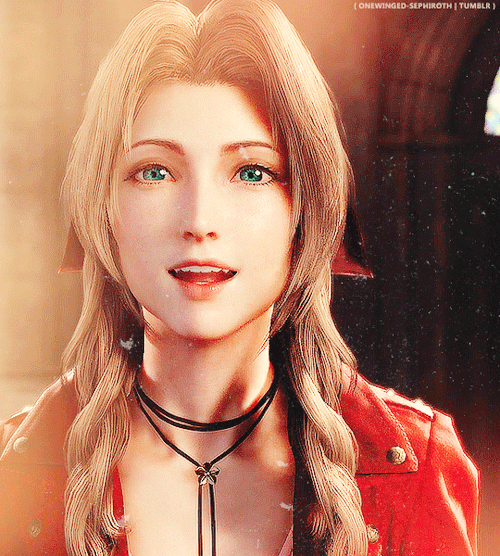 onewinged-sephiroth: EXCITED AERITH