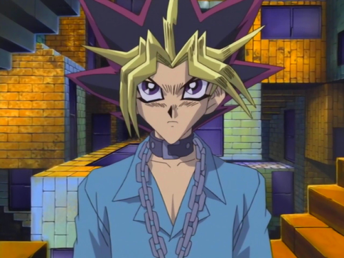 Here we have Yami in Pajamas standing in the rain talking to the Spirit f the Ring..Can he just remo