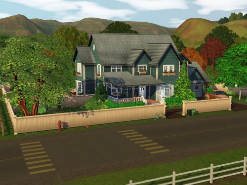 i built my first ever house in the sims 