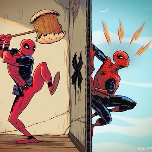 #deadpool #spiderman #marvel #marvelcomics