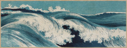 fujiwara57:“Waves&quot; by Uehara Konen 上原古年 (1877–1940).