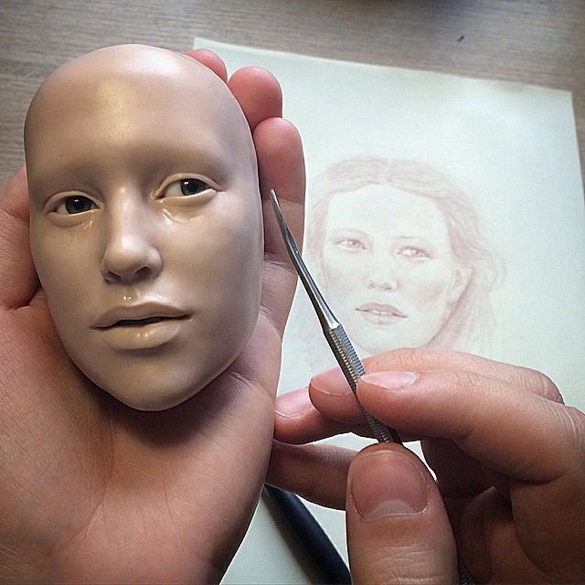 asylum-art-2:  Russian Artist  Michael Zajkov Creates Stunningly Realistic Doll