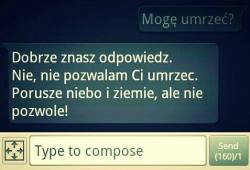 Dzięki Tobie, jeszcze żyje. :) W. :* 