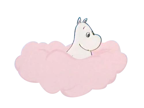 winkingrabbit: a little transparent cloud moomin to make your day/blog/life better