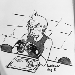 furunui:  inktober day 8: breaking the diet