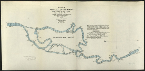 U.S. Engineer Maps of the Waccamaw River, 1903, Sheet No. 4Map of the Waccamaw River around Thorough