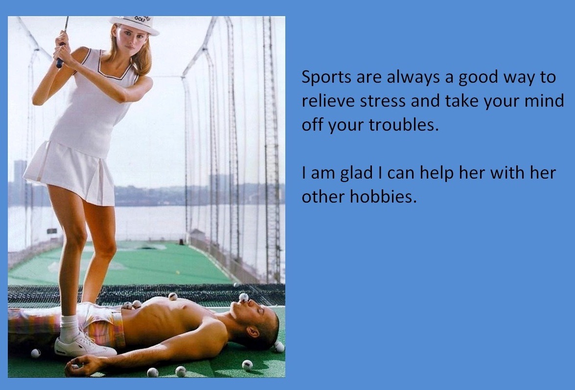 Sports are always a good way to relieve stress and take your mind off your troubles.I