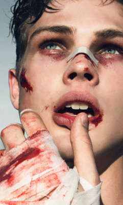 l-homme-que-je-suis:  Cameron Day in “This is Warfare Unarmed Rebellion” Photographed by Ricardo Santos and Styled by Joan Pombeiro for Fucking Young! Online