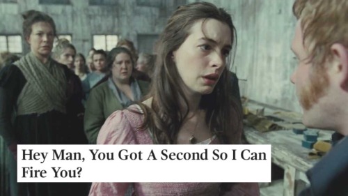 enjolrasoftheday:Les Mis + The Onion Headlines (2/?)