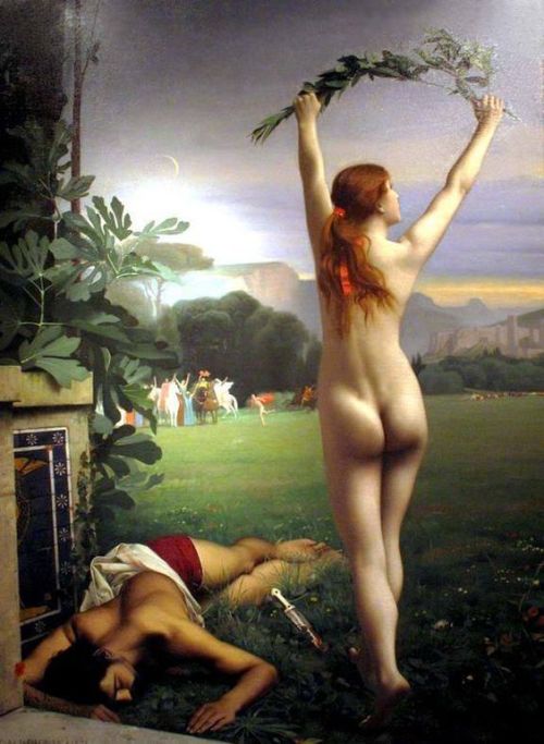 aphroditepandemos: Atalante victorious 1874 -  Pascal Dagnan-Bouveret The Short Story Atalanta 