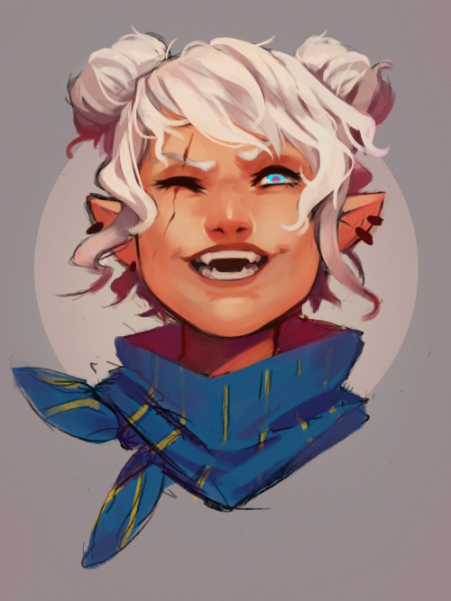 MONSTAAA!!!!what if gnomes had like lil fangs tho 