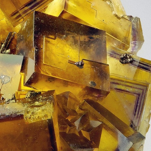 bijoux-et-mineraux:Phantom Fluorite - Bergmännisch Glück Mine, Frohnau, Erzgebirge, Saxony, Germany