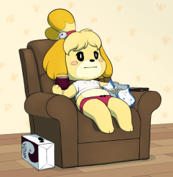 yellowdraws: Isabelle’s Day Off