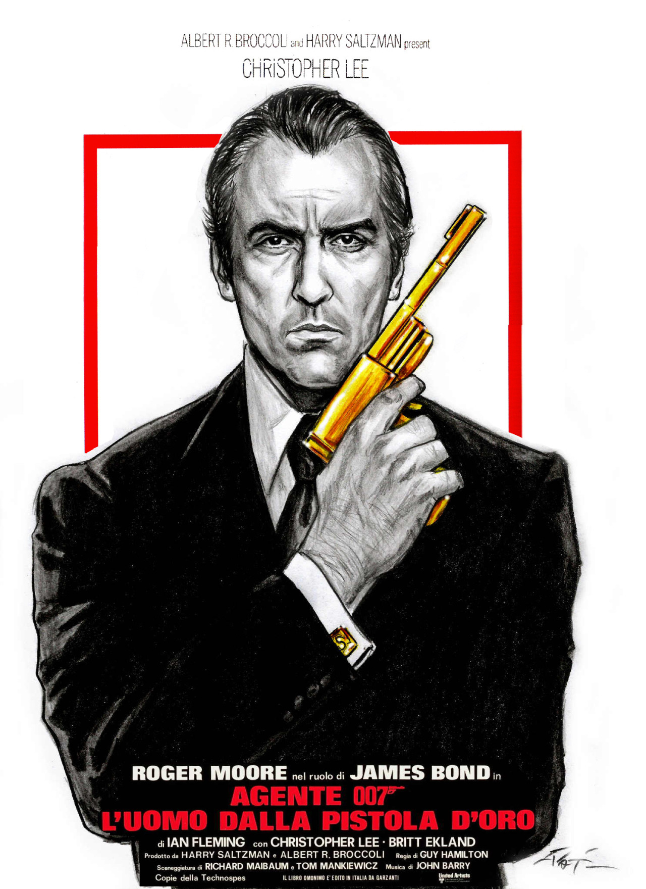 James Bond Collection SP Base Card #121 Christopher Lee as Francisco Scaramanga 