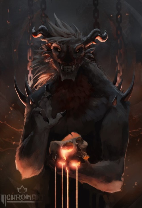 achromant:Harbinger of Flame, and flame legion elite smoke shaman, Baruhn