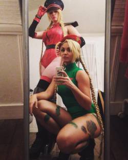 Cosplayandgeekstuff:    Nuna Cosplay (France) As Cammy And   Aya Cosplay  (France)