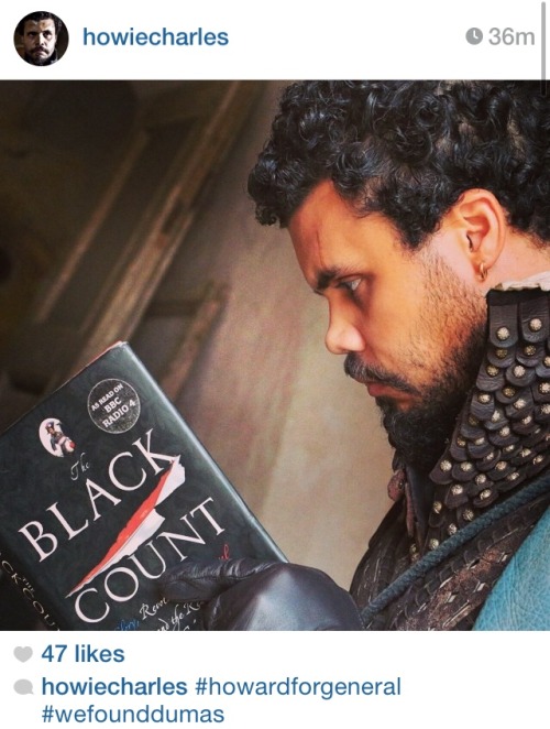fox-rain:Related to this. Please show your support! We want Howard to play Dumas.(From Howard’