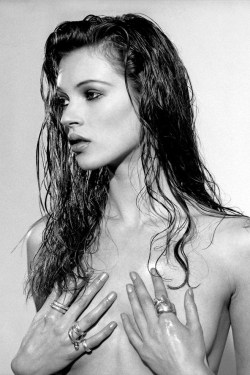  Kate Moss for Calvin Klein, April 1992 