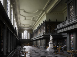 Morning light in the library of All Souls’