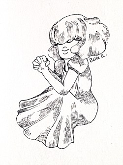 bella-aubrie:  Sapphire with short hair is another one of my drawing things :,) 