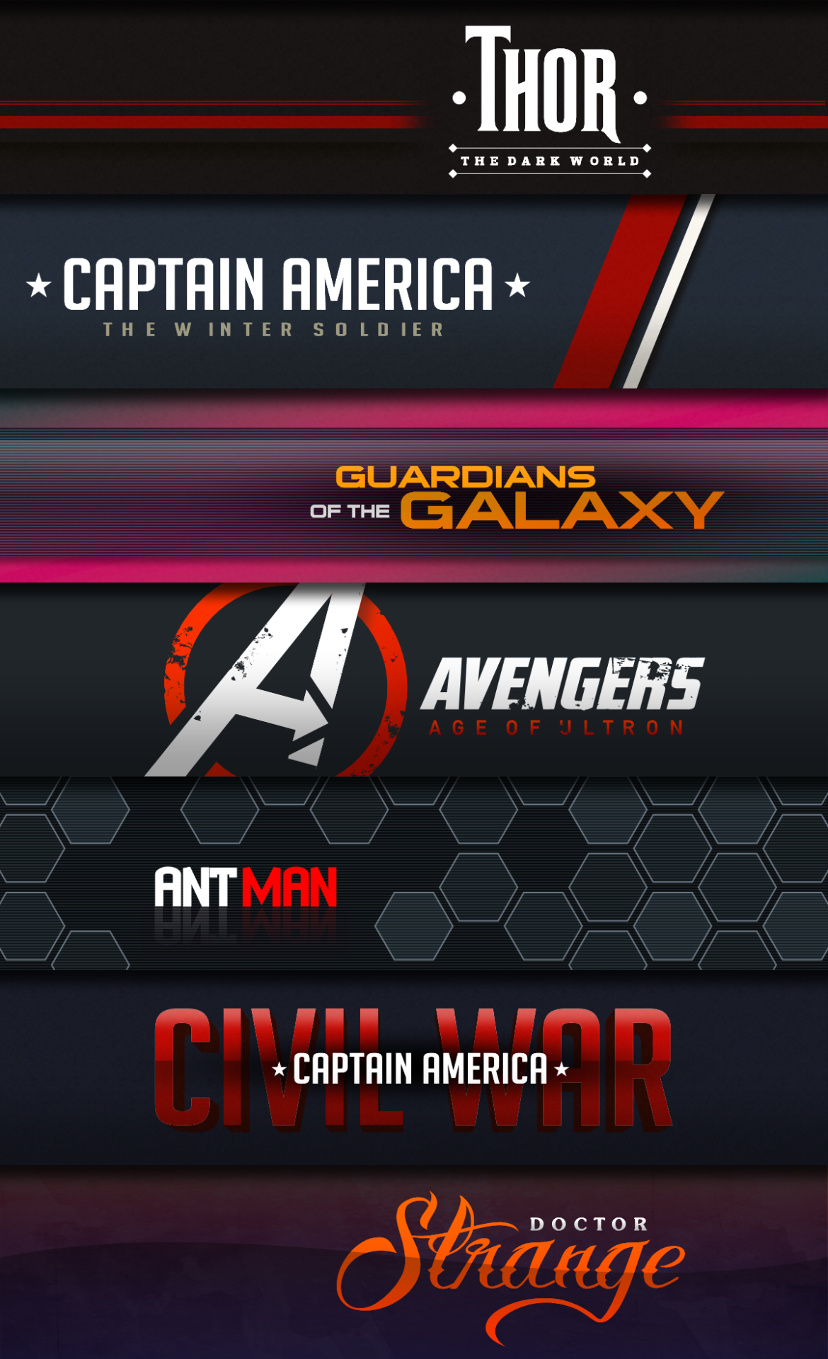 jamesrostron:    All 21 past, present and future Marvel films in chronological order