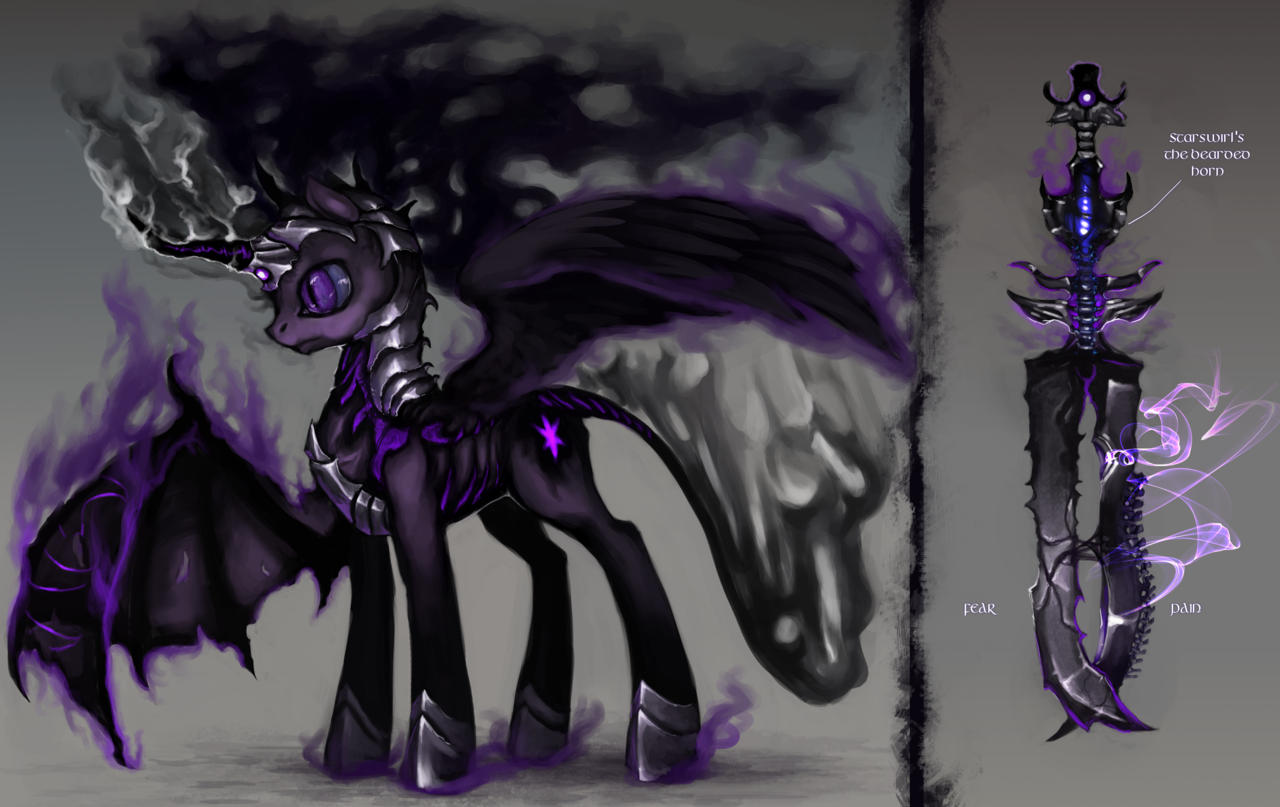 theponyartcollection:  EVIL/NIGHTMARE Twilight Sparkle by ~ElkaArt
