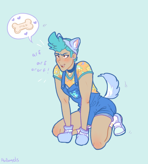 ah-bagels: Good boys get their milk bones Like what you see? Find much more from me on Patreon!I wan