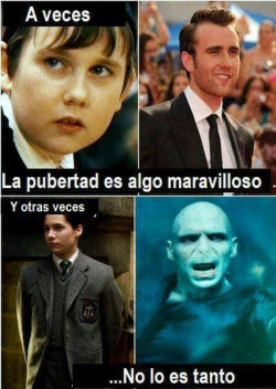 somospandaspordentroyporfuera:  Creo que soy pariente de Voldemort… -Una chica invisible.