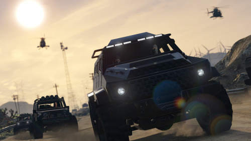 gamefreaksnz:   					GTA Online Heists update now available on PS4, Xbox One, Xbox 360 and PS3					Rockstar has released a free update to the PlayStation 4, PlayStation 3, Xbox One and Xbox 360 versions of Grand Theft Auto V. 