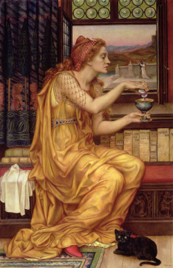 artisticinsight:The Love Potion, 1903, by Evelyn De Morgan (1855-1919)