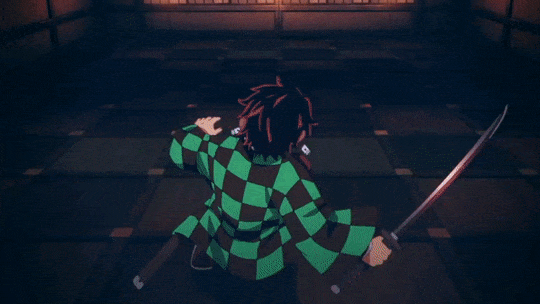 keepingupwiththekamados:Tanjirou thinking HE’s having a bad time but isn’t this how Nezuko feels lik