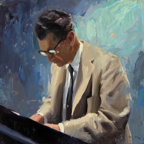 themaninthegreenshirt:Dave Brubeck by Eric Bowman 