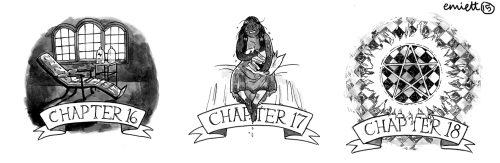 emiett:Aaaand here they all twenty-one of my chapter heads for The Lives of Christopher Chant by Dia