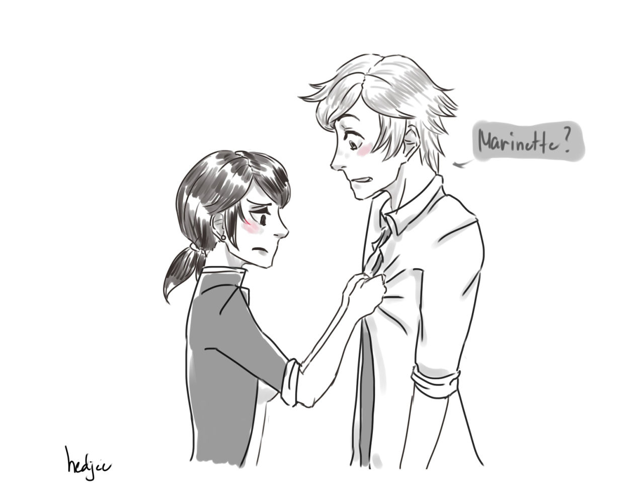 hedjee:  au where they knew eachothers identity and probably date eachother bonus