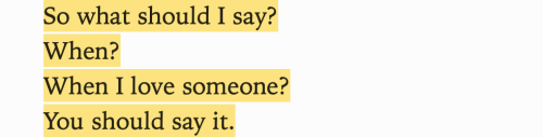 luthienne: Jeanette Winterson, Lighthousekeeping [Text ID: So what should I say?When?When I love som