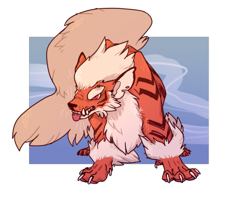 corycat90:first pokemon request from my stream– Arcanine!