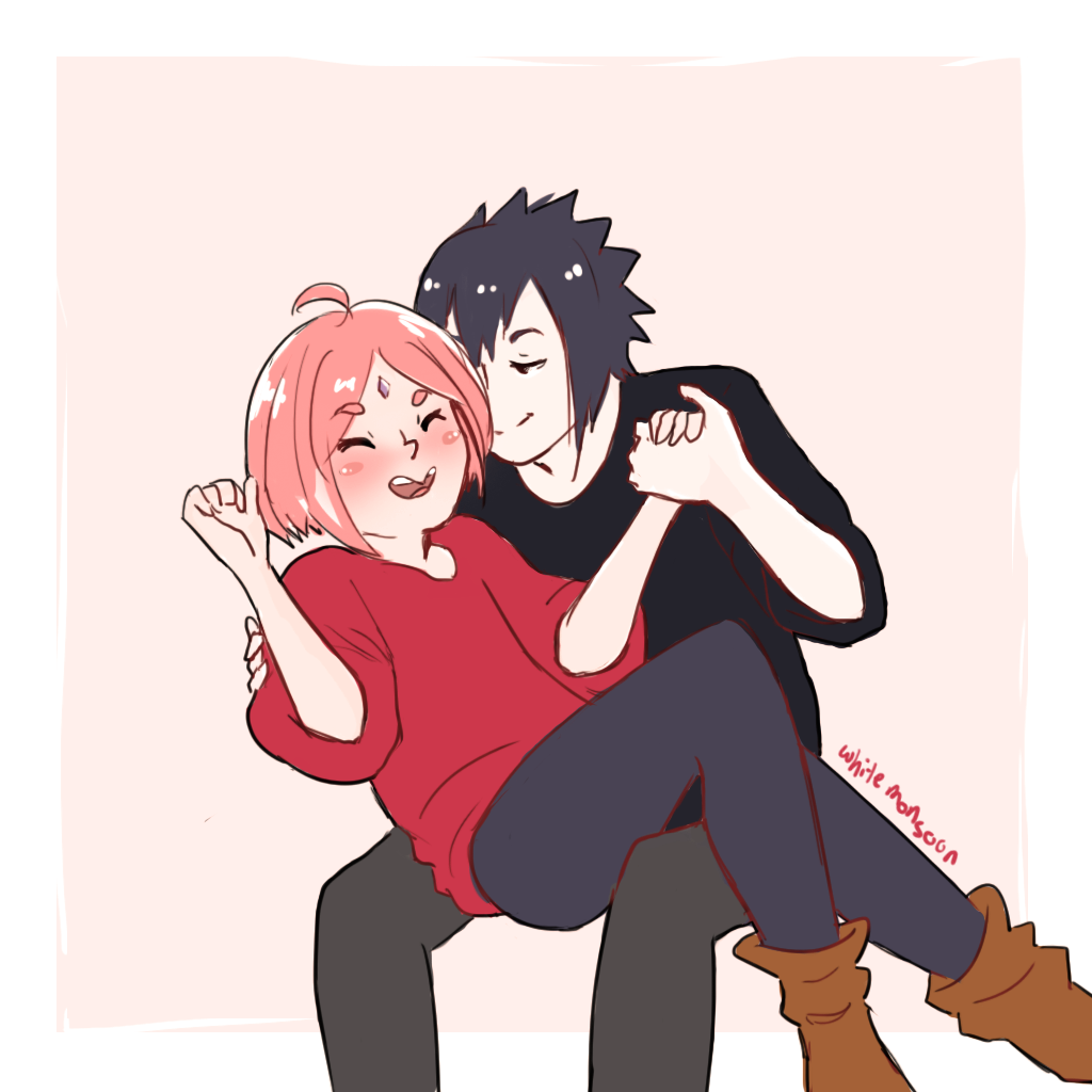 anabella-ballerina:  whitemonsoon:sasusaku for the soul finally got around to color