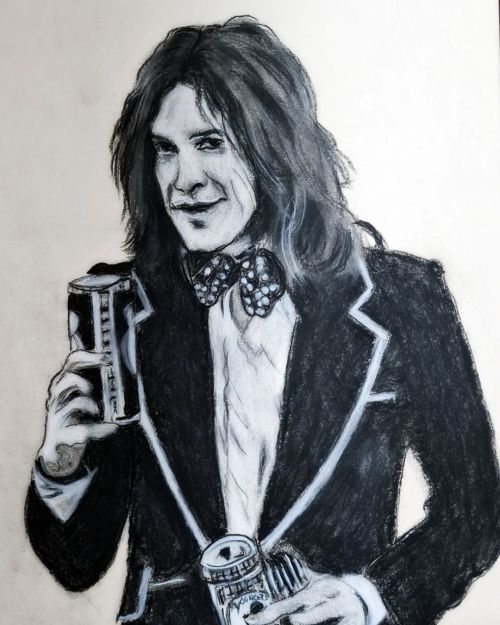 And I thought he said &ldquo;have a cuppa tea!&rdquo; #myart #art #pastelportraits #rockgods