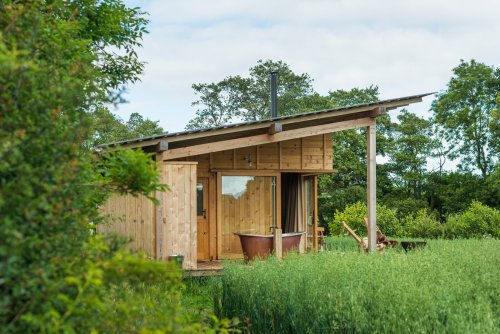 Holly Water Cabin, Devon, England,Out of the Valley Design