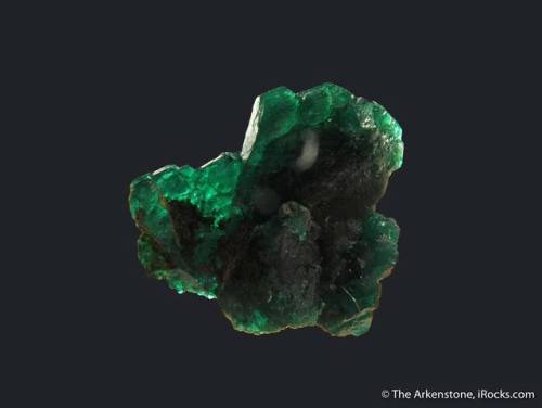 EuchroiteThe lovely green of copper colours this rare arsenate mineral, named after the Greek for be