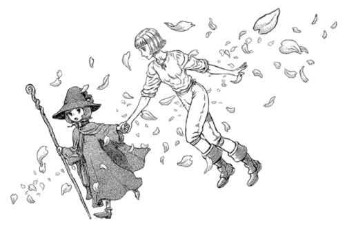 transparent of schierke leading farnese away from her dream and into cascas! for my pal @shiny-metag