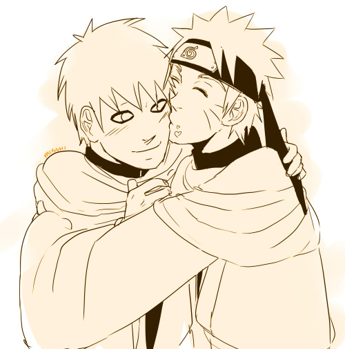 faiyuuhi: some hokage husband smooches as promised for ellie who is a sweetheart and brings me smile