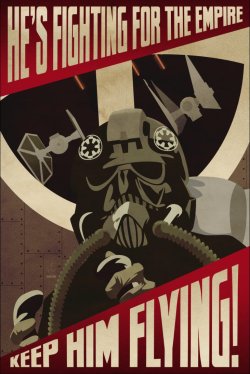 galactic-empire-news:  BUY WAR BONDS TODAY! EVERY CREDIT HELPS KEEPING OUR FIGHTERS IN THE AIR! 