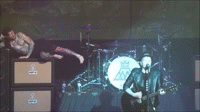 donotopenb4xmas:  Andy and Pete goofing around while Patrick sings “Yule Shoot