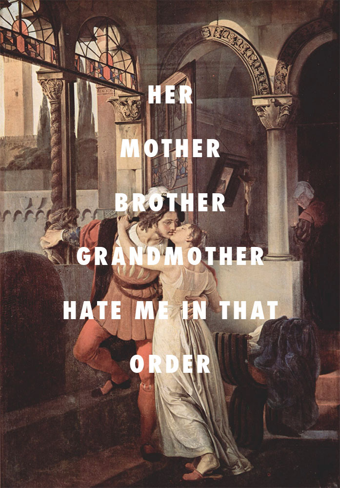 flyartproductions:
“ Romeo and Juliet are going all the way this time
The last kiss of Romeo and Juliet (1823), Francisco Hayez / All of The Lights, Kanye West ft. Rihanna, Kid Cudi with vocals by Fergie, Charlie Wilson, John Legend, Tony Williams,...