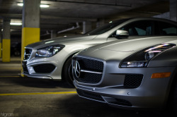 hilgramphoto:  CLA x SLS 